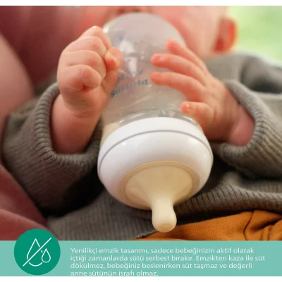 Philips Avent Doğal Tepkili Natural Response Cam Biberon, 120 ml, 0+ Ay