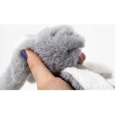 BabyJem Tutmalı Peluş, Mini Tavşan, Gri
