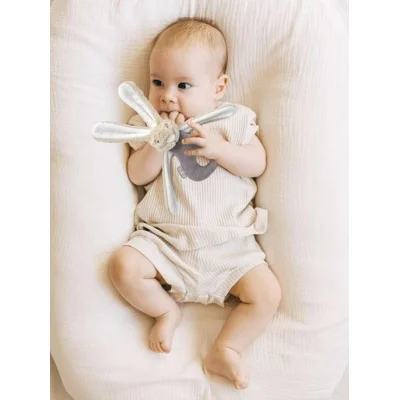 BabyJem Tutmalı Peluş, Mini Tavşan, Taş