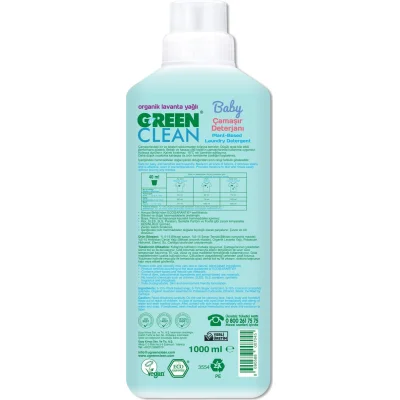 Green Clean Baby Bitkisel Çamaşır Deterjanı, 1000 ml