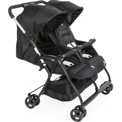 Chicco Ohlala Twin İkiz Bebek Arabası, Black Night