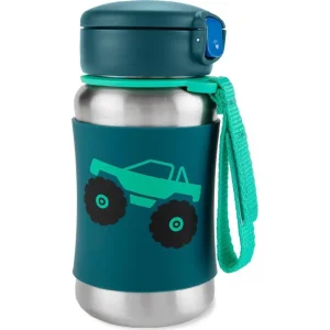 Skip Hop Zoo Pipetli Paslanmaz Çelik Suluk, 350 ml, Kamyon