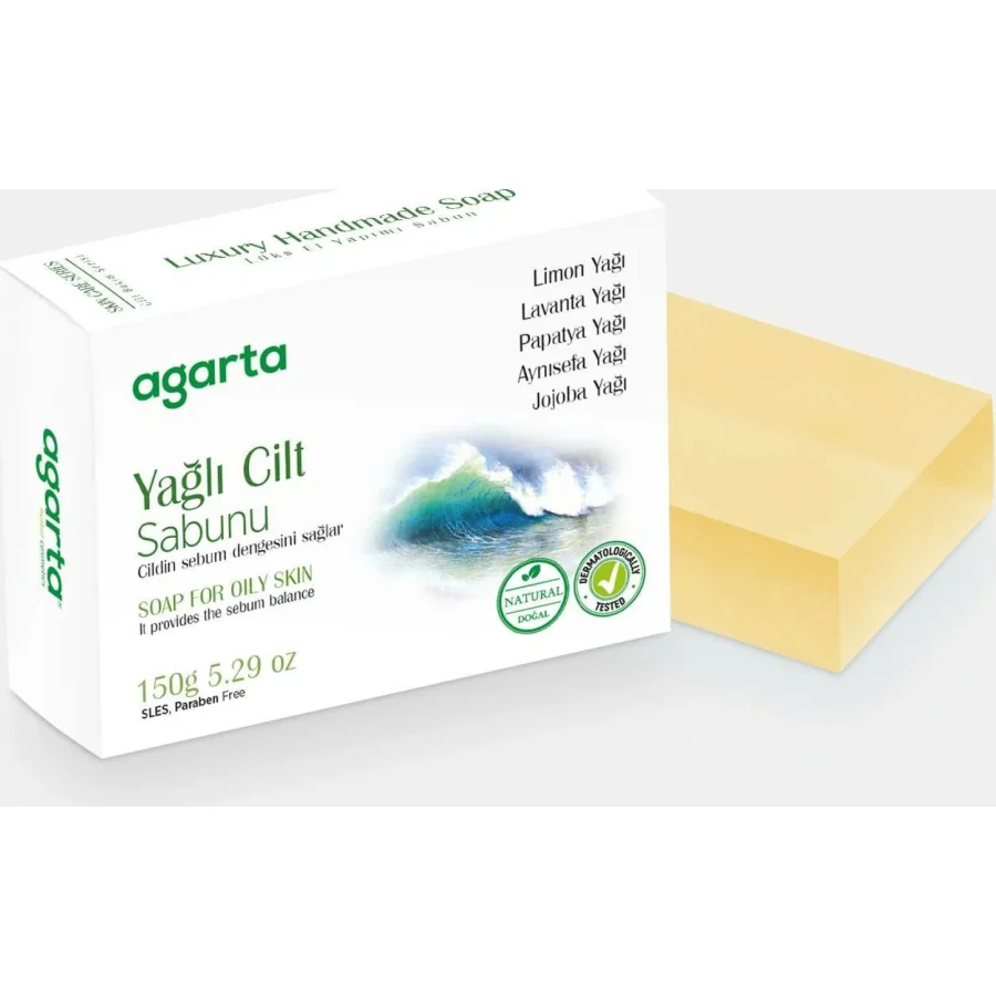 Agarta Cilt Bakım Sabunu, 150 g, Yağlı Cilt