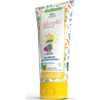 Babyton Atopik Ciltler İçin Güneş Koruyucu Krem, 100 ml