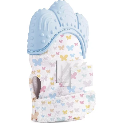 BabyJem Diş Kaşıyıcı Eldiven, Mavi