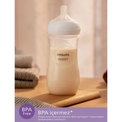 Philips Avent Doğal Tepkili Natural Response PP Biberon, 330 ml, 3+ Ay