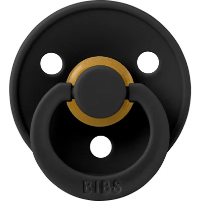 Bibs Colour Kauçuk Emzik, 0-6 Ay, Black