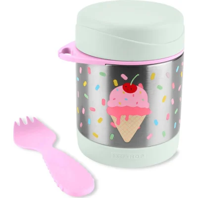Skip Hop Zoo Paslanmaz Çelik Termos, 325 ml, Dondurma