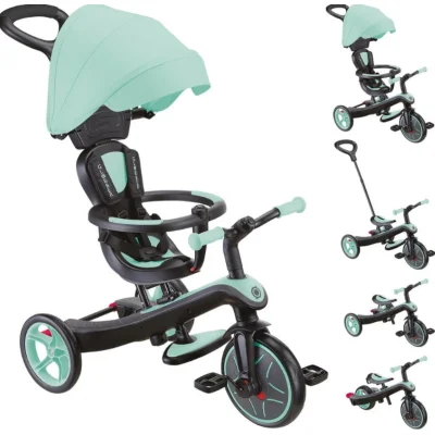 Globber Explorer 4in1 Trike Bisiklet, Mint Yeşili