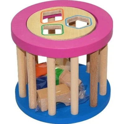Play Wood Ahşap Eğitici Silindir Bultak