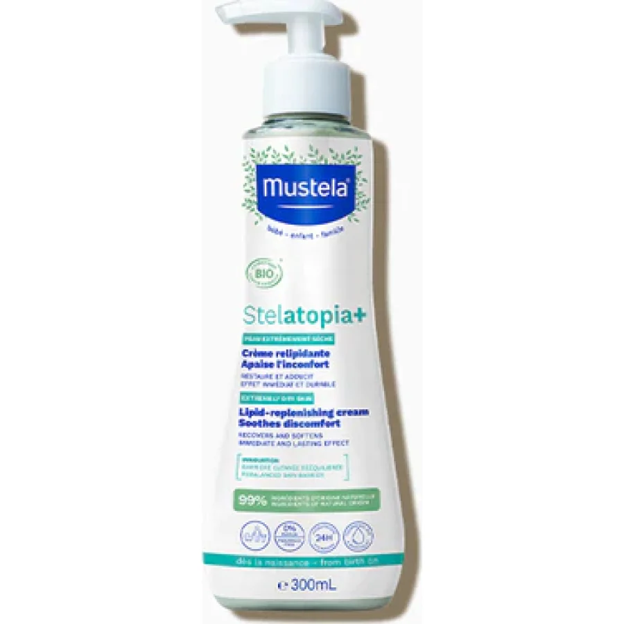 Mustela Stelatopia Lipit Yenileyici Krem, 300 ml