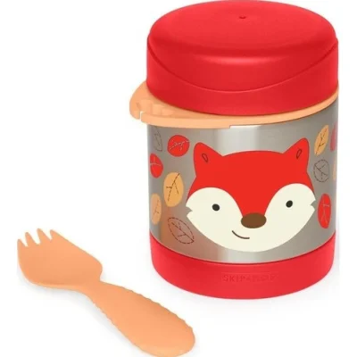 Skip Hop Zoo Paslanmaz Çelik Termos, 325 ml, Tilki