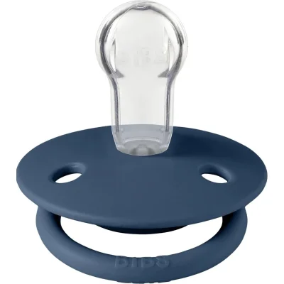 Bibs De Lux Silikon Emzik, 0-36 Ay, Steel Blue
