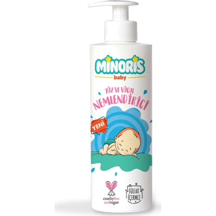Minoris Baby Organik El Yüz ve Vücut Nemlendirici, 200 ml