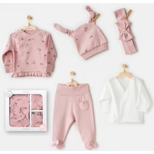 Andywawa Puppy Gazelle Hastane Çıkışı, 5 Parça, Pembe
