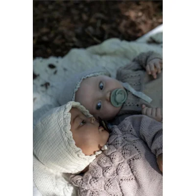 Bibs De Lux Silikon Emzik, 0-36 Ay, Steel Blue