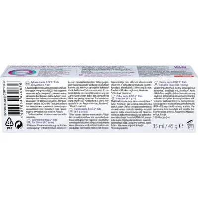 R.O.C.S. Kids Diş Macunu, 35 ml, Sakız