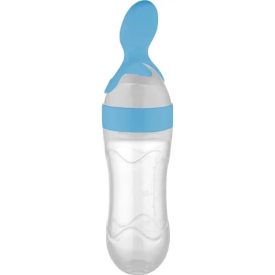 BabyJem Sıkmalı Kaşık, Mavi