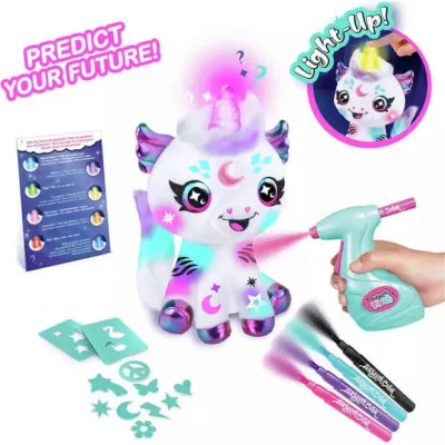 Airbrush Plush Cosmic Unicorn