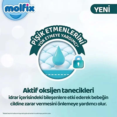 Molfix Premium Bebek Bezi, 3 Beden, 60 Adet