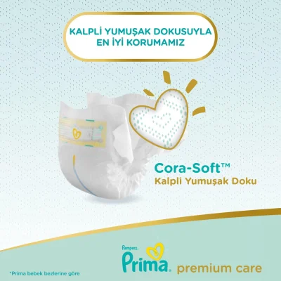 Prima Premium Care Bebek Bezi, 3 Beden, 96 Adet
