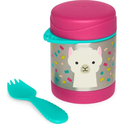 Skip Hop Zoo Paslanmaz Çelik Termos, 325 ml, Lama