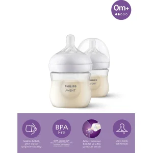 Philips Avent Doğal Tepkili Natural Response PP Biberon Seti, 2'li, 125 ml, 0+ Ay