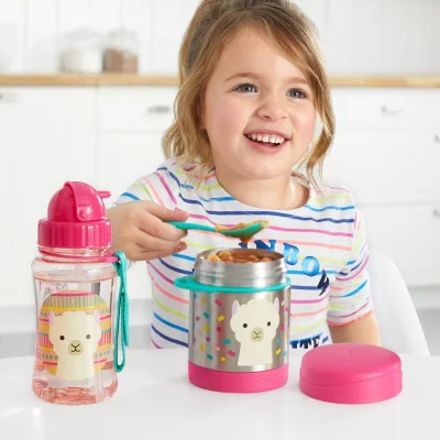 Skip Hop Zoo Paslanmaz Çelik Termos, 325 ml, Lama