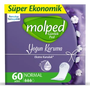 Molped Günlük Ped Yoğun Koruma Süper Eko, 60 Adet