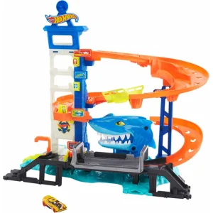 Hot Wheels City Köpek Balığından Kaçış Oyun Seti
