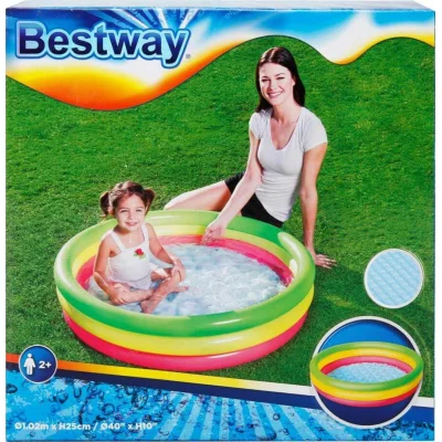 Bestway 3 Bölmeli Çocuk Havuzu, 102x25 cm