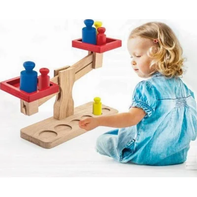 Play Wood Ahşap Kutulu Terazi
