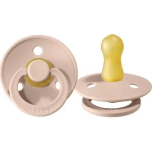 Bibs Colour Kauçuk Emzik, 0-6 Ay, Blush