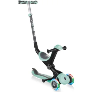 Globber Go Up Deluxe Scooter, Işıklı, Mint Yeşili