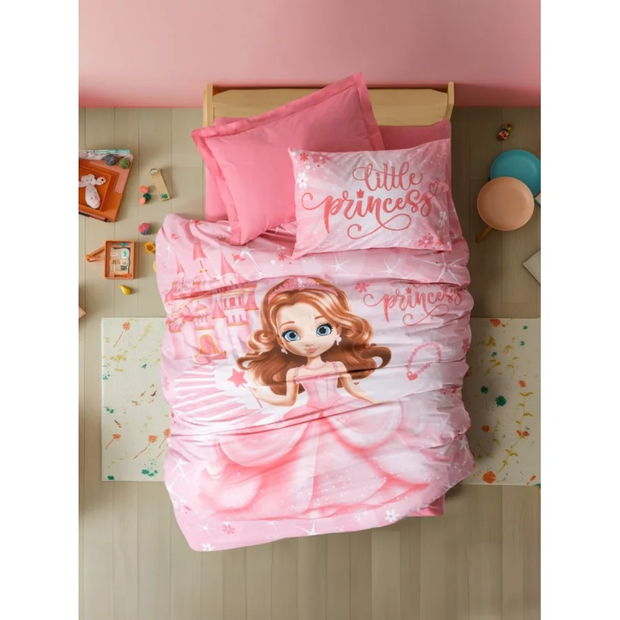 Cotton Box Junior Nevresim Takımı Tek Kişilik Gimbiya, Pembe