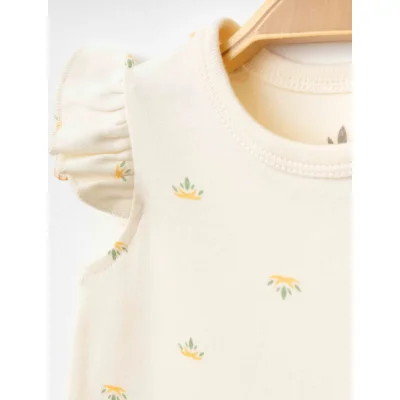 Eslenza Baby Şort Tulum, Bej