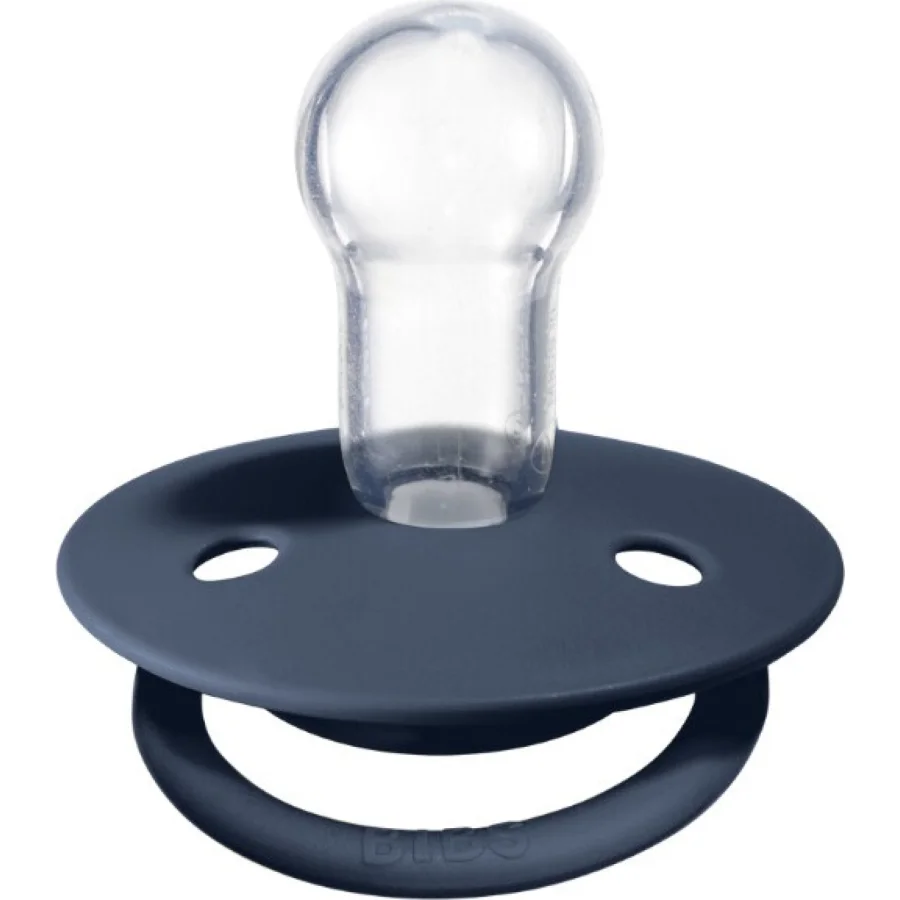 Bibs De Lux Silikon Emzik, 0-36 Ay, Steel Blue