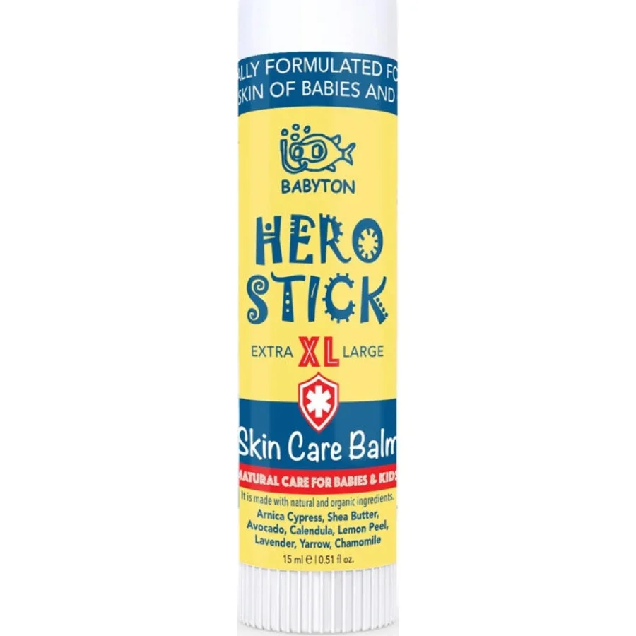 Babyton Anlık Yatıştırıcı Doğal Hero Stick XL, 15 ml