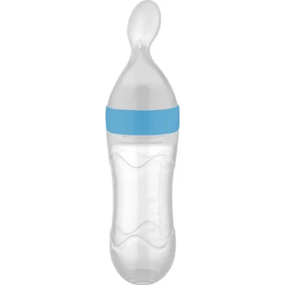 BabyJem Sıkmalı Kaşık, Mavi