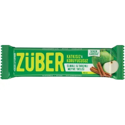 Züber Meyve Barı, 40 g, Elmalı ve Tarçınlı