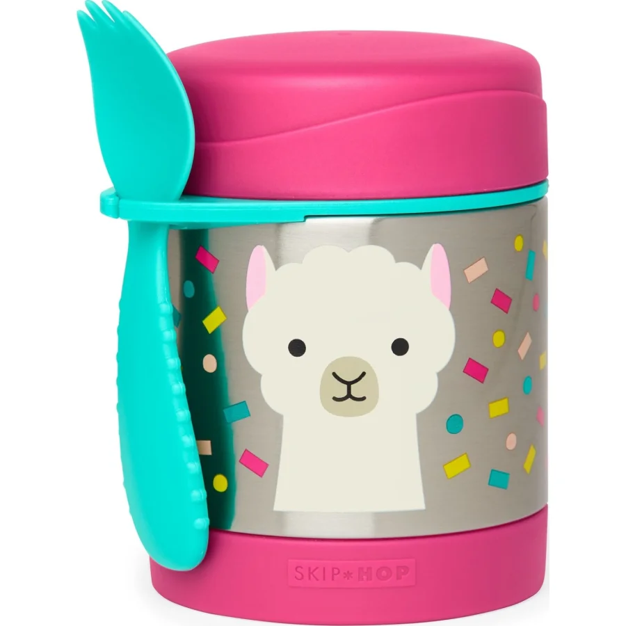 Skip Hop Zoo Paslanmaz Çelik Termos, 325 ml, Lama