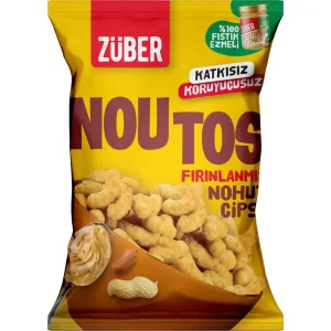 Züber Noutos Fırın Nohut Cipsi, 55 g, Fıstık