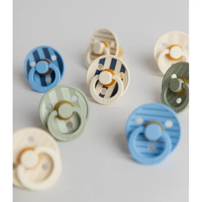 Bibs Studio Colour Pin Kauçuk Emzik, 0-6 Ay, Sky Blue