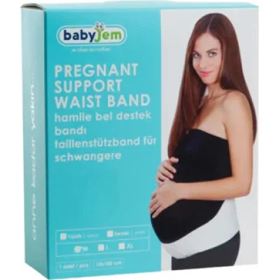 BabyJem Hamile ve Bel Destek Bandı, Siyah