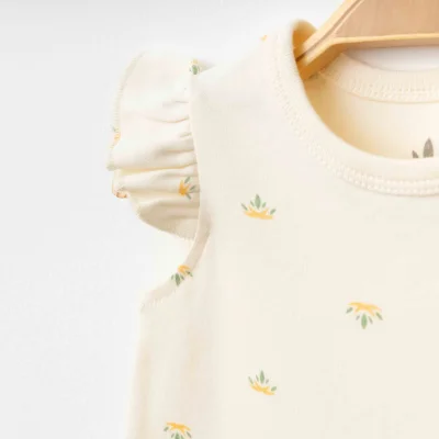 Eslenza Baby Şort Tulum, Bej