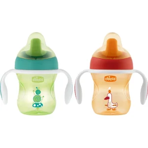 Chicco Yarı Yumuşak Uçlu Alıştırma Bardağı, 6 Ay+ Unisex