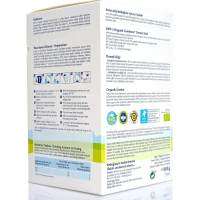Hipp 3 Organik Combiotic Çocuk Devam Sütü, 800 g