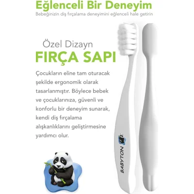Babyton Bio Ultra Yumuşak Çocuk Diş Fırçası Panda