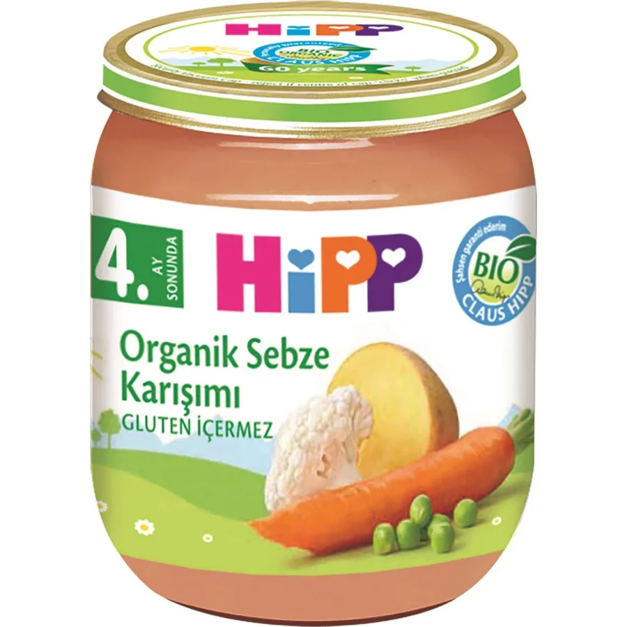 Hipp Organik Sebze Karışımı, 125 g