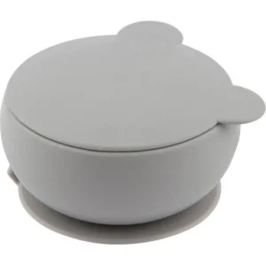 OiOi Silikon Kapaklı Kase, Powder Gray